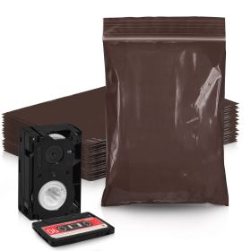 Amber Zip Bags for Packaging (Color: Amber)