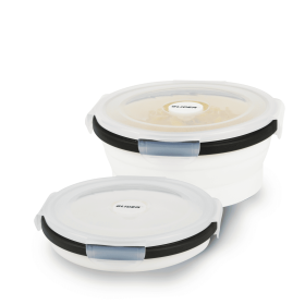 GLIDER LB White Bento Premium Lunch Box & Food Storage Containers (Color: White, size: medium)